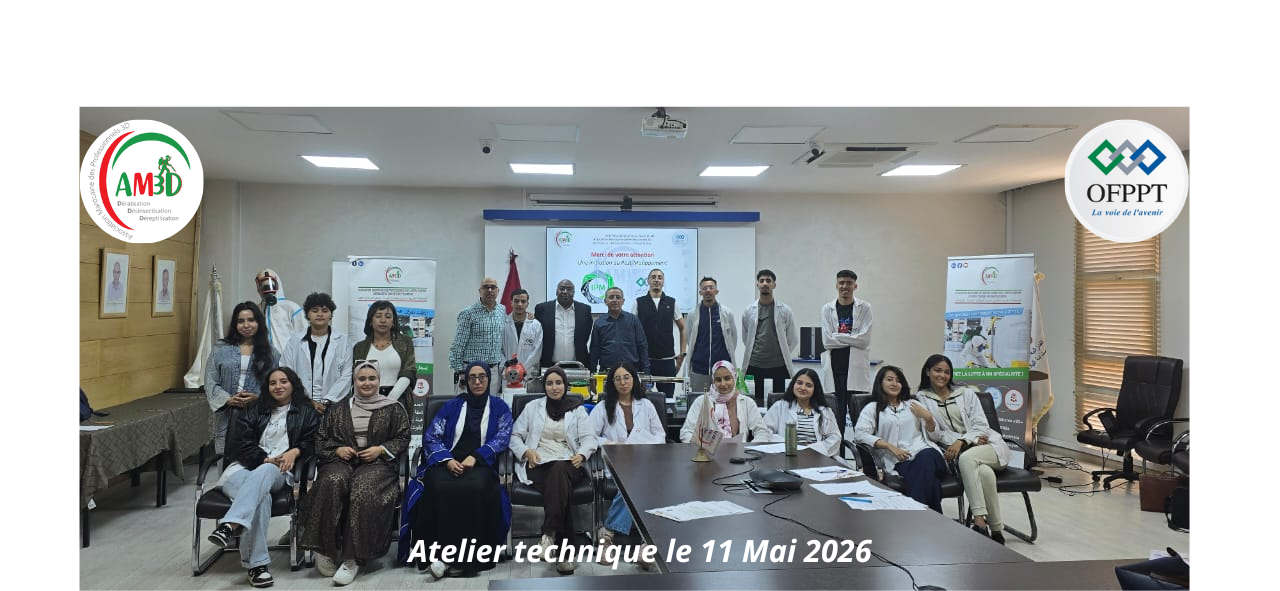 Ateliers techniques AM3D – OFPPT Casablanca 2026