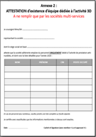 Dossier d’adhésion