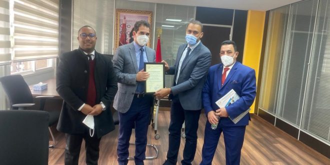 نائب رئيسة مجلس مدينة الدار البيضاء يستقبل المكتب التنفيدي للجمعية