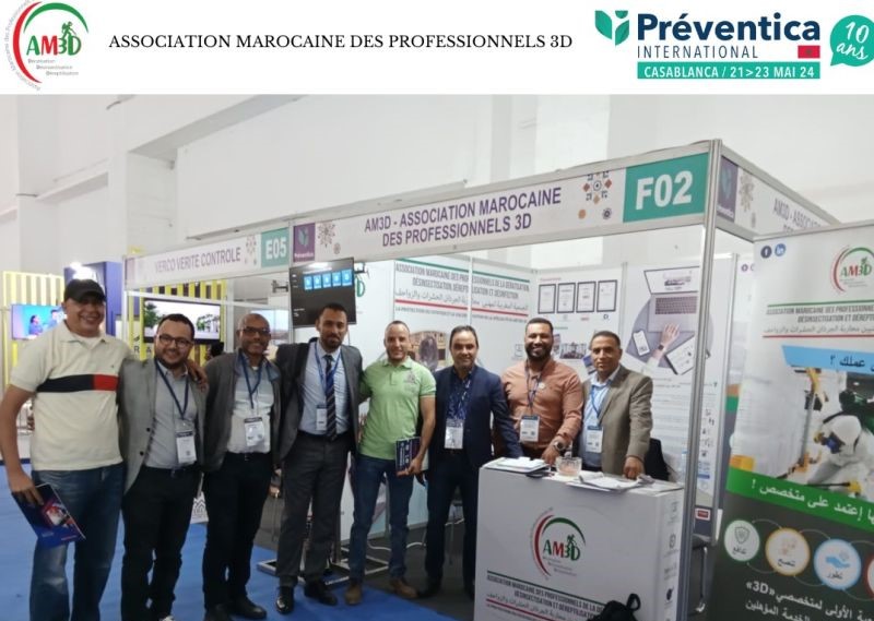 la participation de l’AM3D au Salon Préventica Maroc 2024